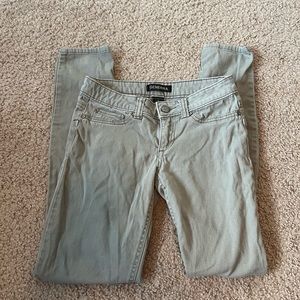 Generra Skinny Pants Womens Sz 3 Olive Green